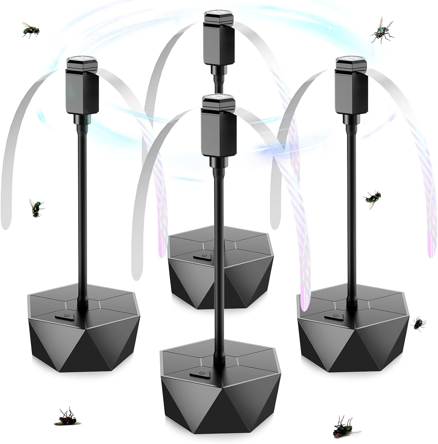 Fly Fans for Tables, Fly Repellent Fan Outdoor Indoor Keep Flies Away, Fly Repel