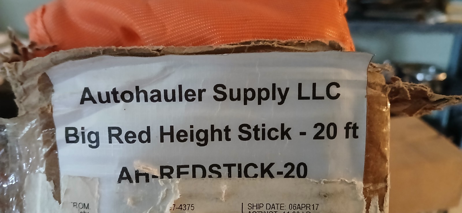 Autohauler Supply LLC Big Red Height Stick 20 ft AH-REDSTICK-20