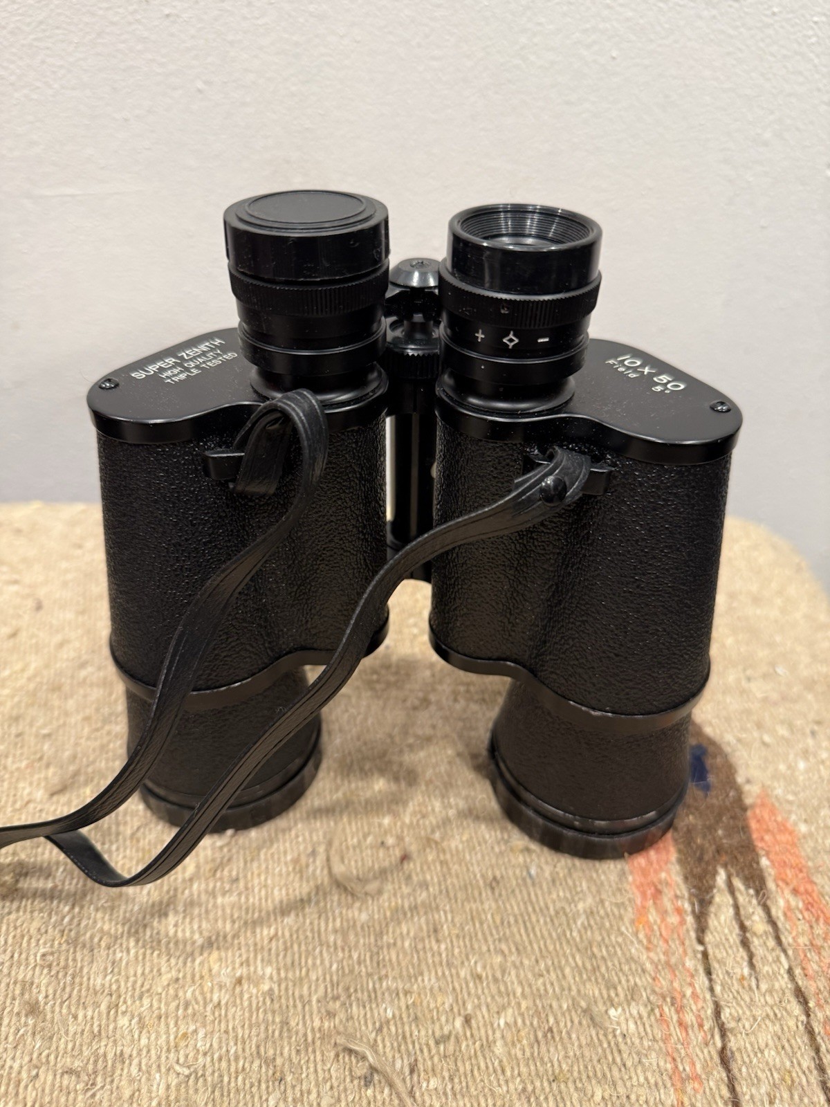 Zenith 10x50 Binoculars Field 5.5° Fully Coated Optics w/ Hard Case - Free Ship!