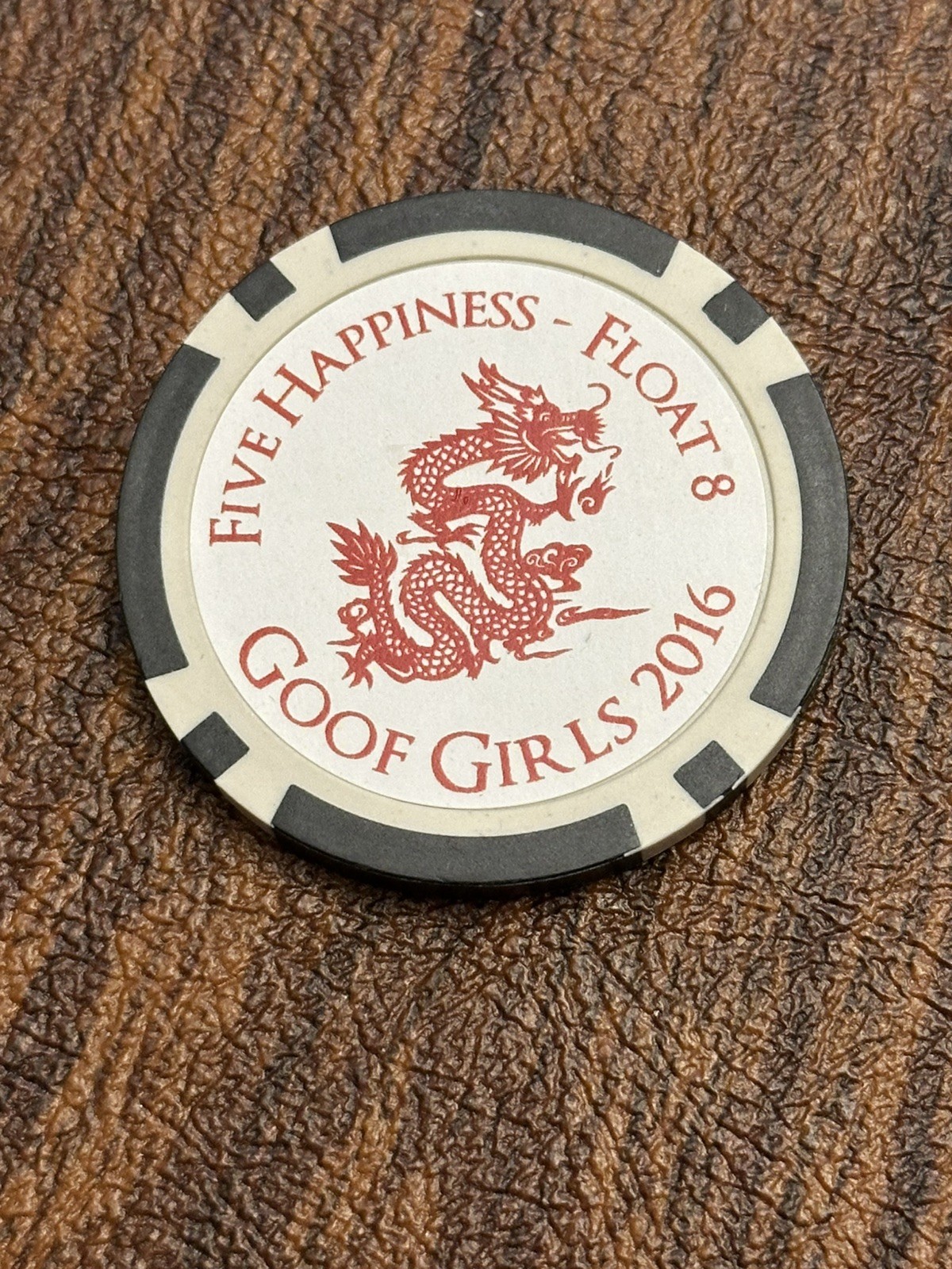 2016 Nyx Goof Girls Poker Chip Doubloon- Mardi Gras Krewe Favor