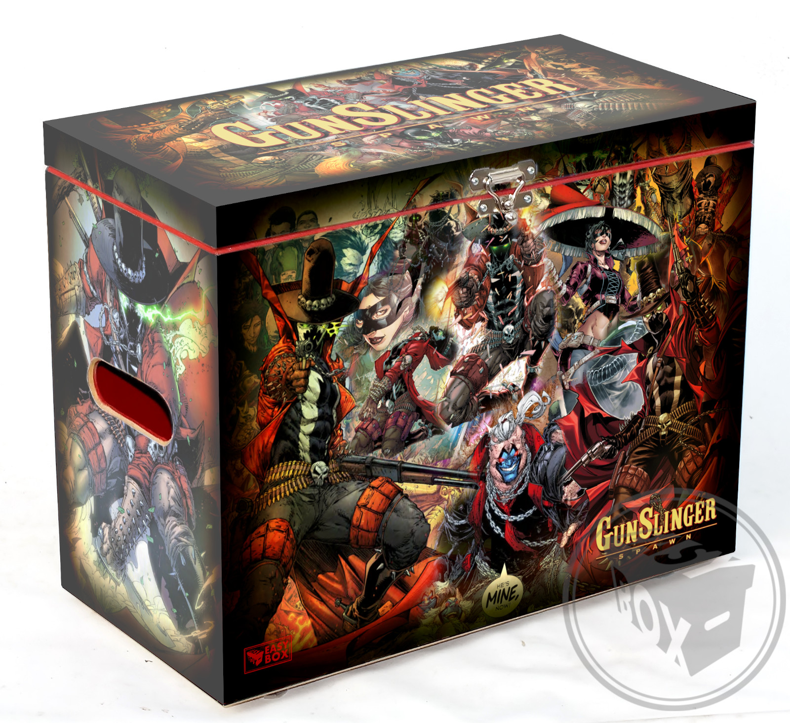 Gunslinger Spawn - Large Comic Book Hard Storage Box Chest MDF