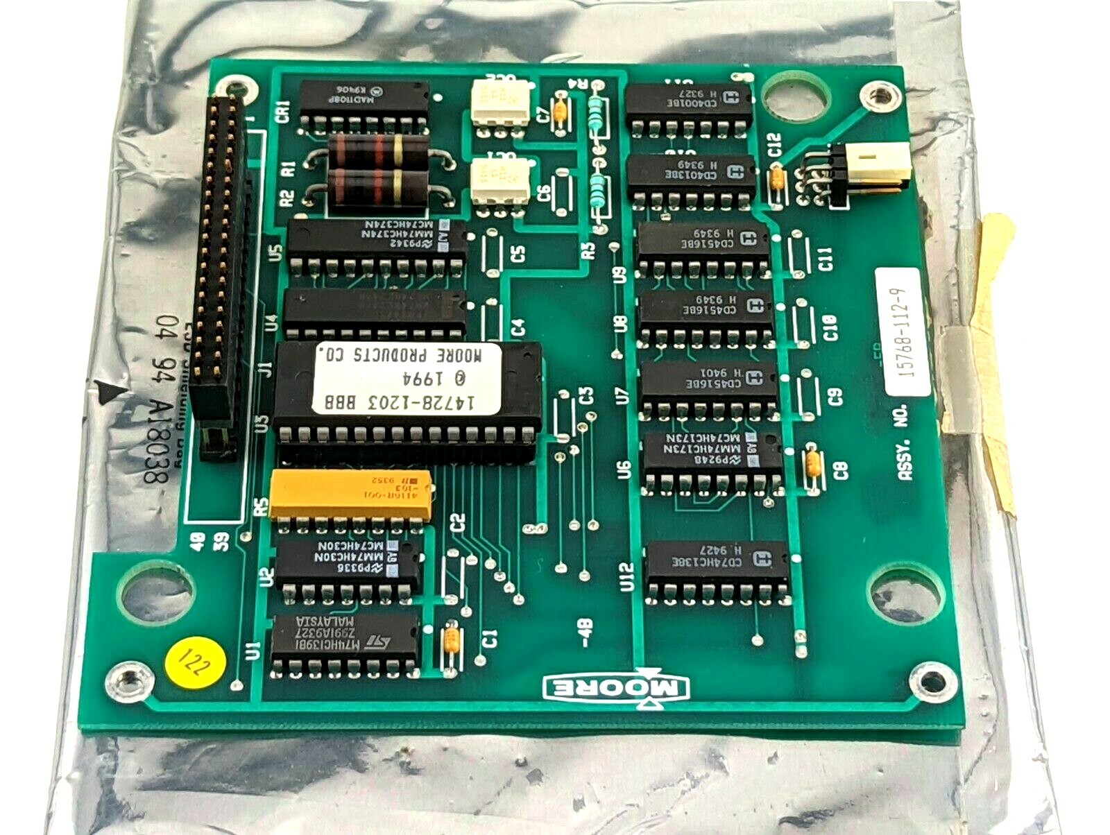 NEW Siemens Moore 15768-112-BBB Computer Pulse Input Controller Card, 15768112