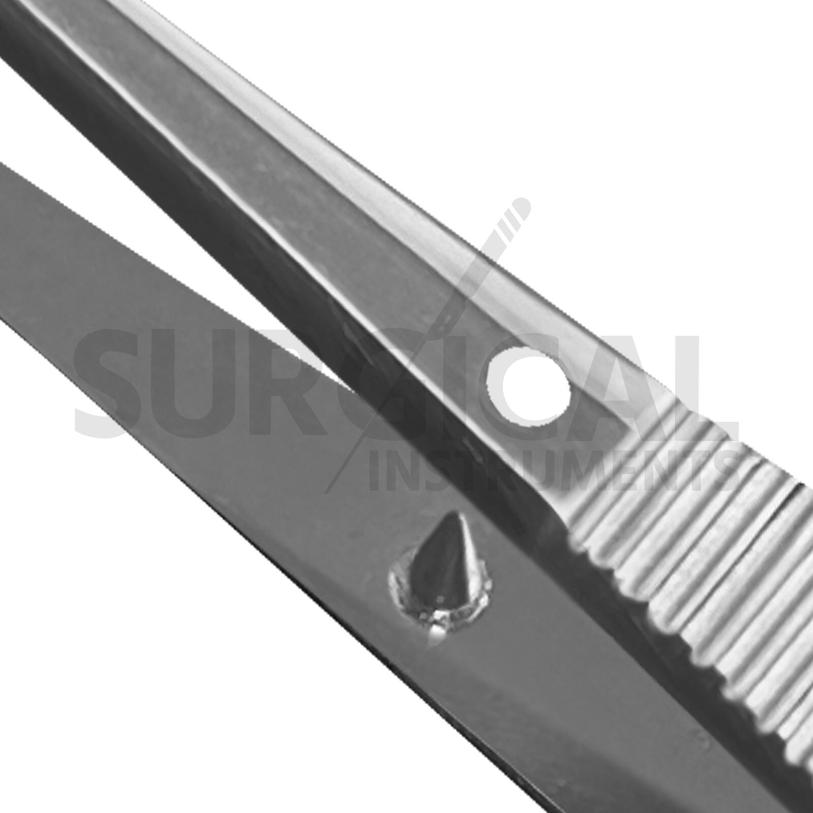 Iris Forceps 4" Surgical Veterinary Instruments 1x2 Teeth Stainless German Grade