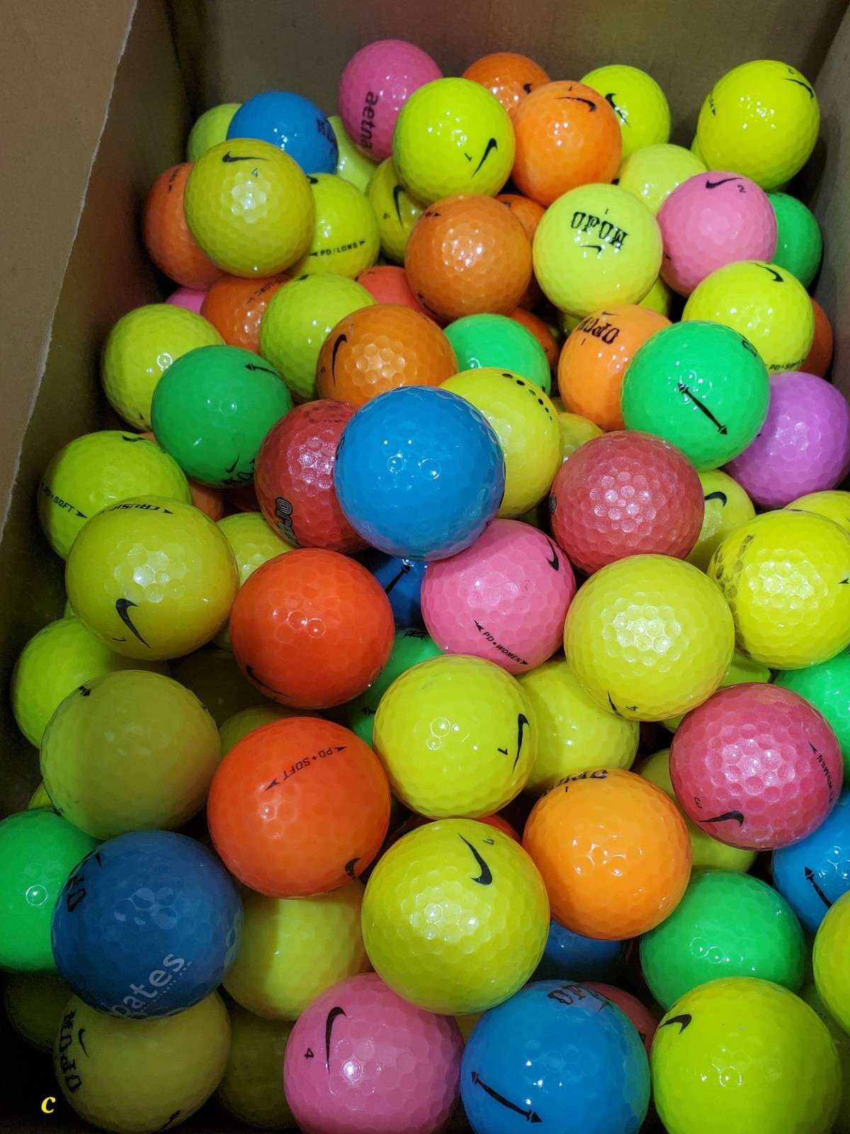 48 Pack Nike Color Mix Used Golf Balls Mix AAA 3A Bulk Recycled Balls