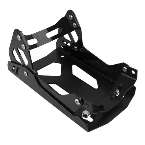Motorcycle Wheel Chock 1800 lbs Capacity, Portable & Adjustable Front Black
