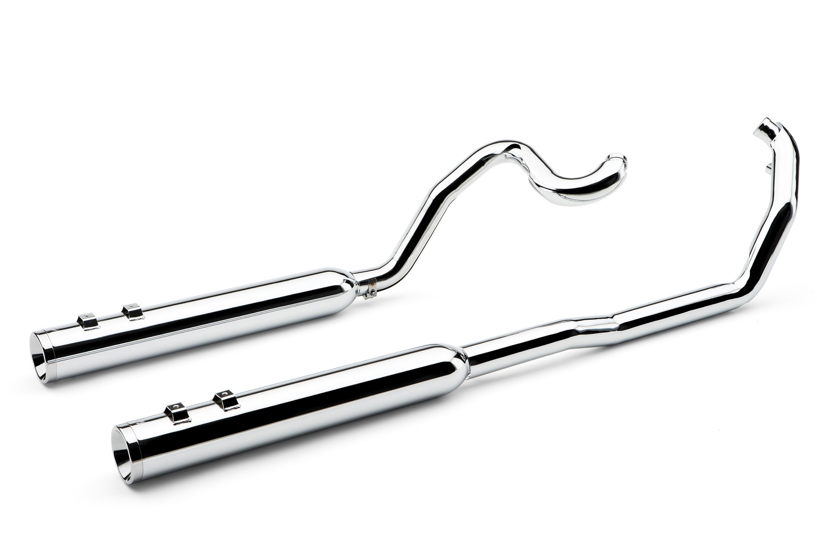 COBRA 6251 True Dual Headpipes For Harley Fits FLH/Flt 2007-2008 Chrome