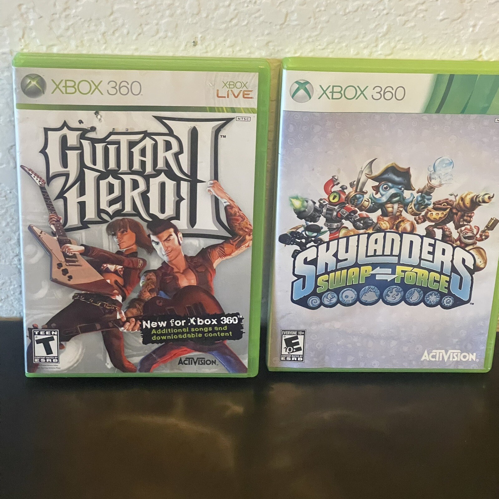 xbox 360 video games bundle Guitar Hero 2 & Skylanders Swap Force