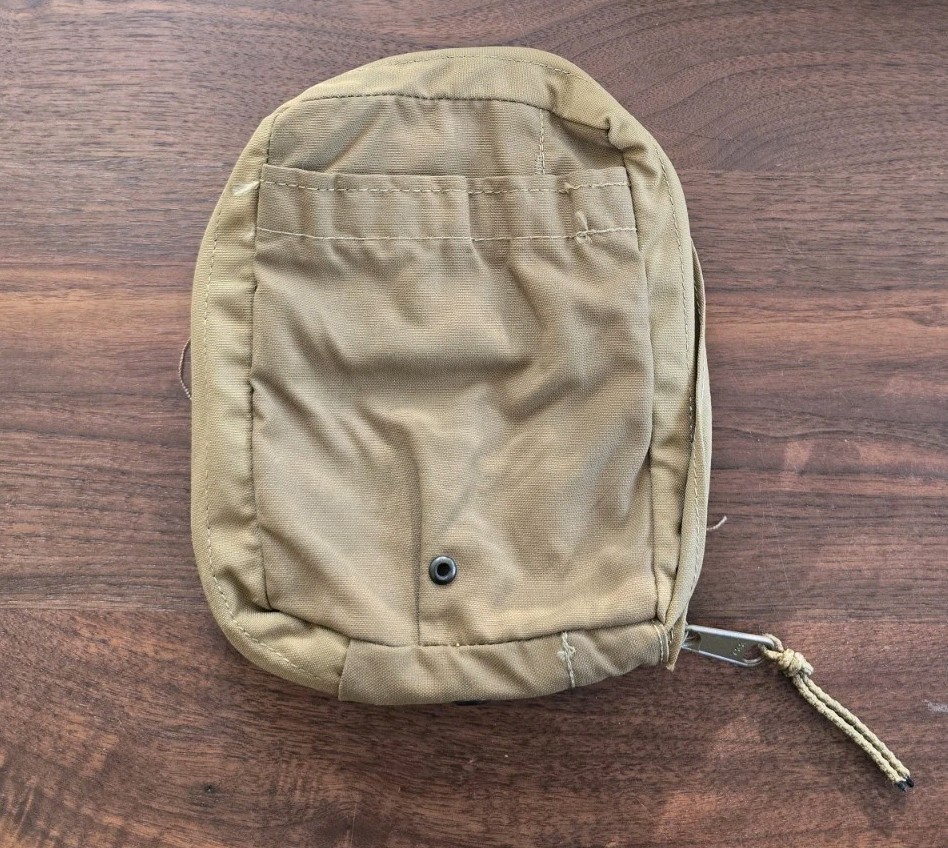 DAMAGED USMC Coyote Individual First Aid Kit 1 IFAK Pouch Marine Corp Zippered
