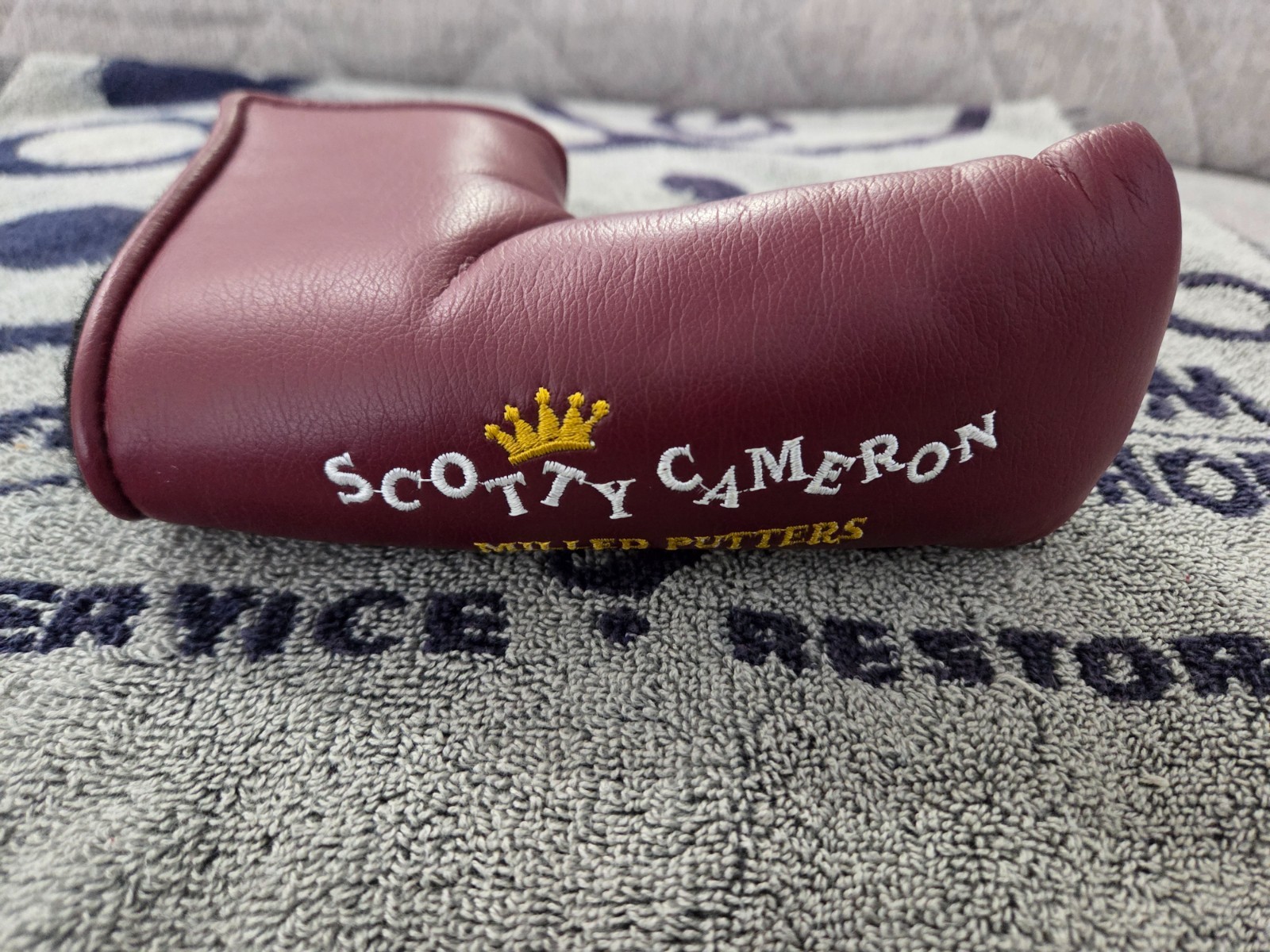 Scotty Cameron Milled Putters NOS Burgundy Putter head cover blade headcover⛳⛳⛳