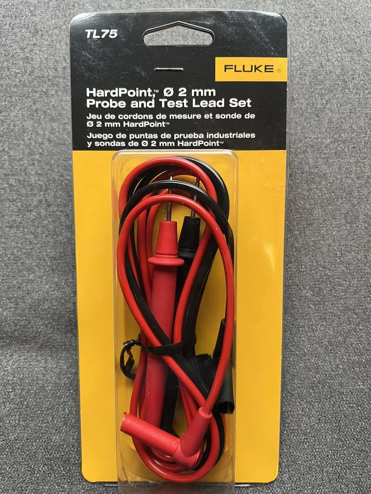 5X Genuine Fluke TL75 Hard Point 2mm Probe & Test Lead Set Don’t Be Fooled🇺🇸