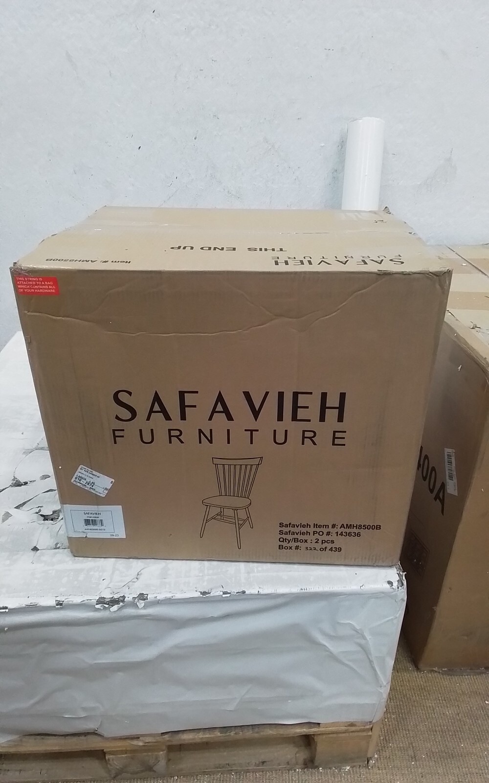 Safavieh PARKER SPINDEL SIDE CHAIR, Reduced Price 2172732686 AMH8500B
