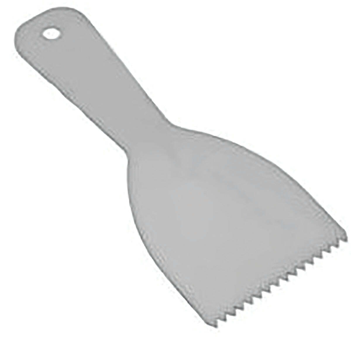 Putty Knife-Trovel 1/4" V Notched Grout Tool Plastic