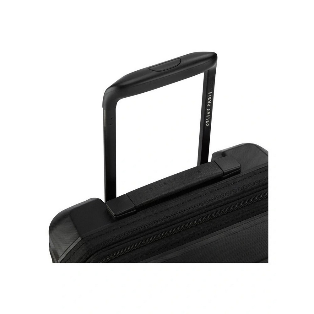 Delsey Lutece SE Lightweight Expandable Wheelaboard Spinner Case Black 55cm