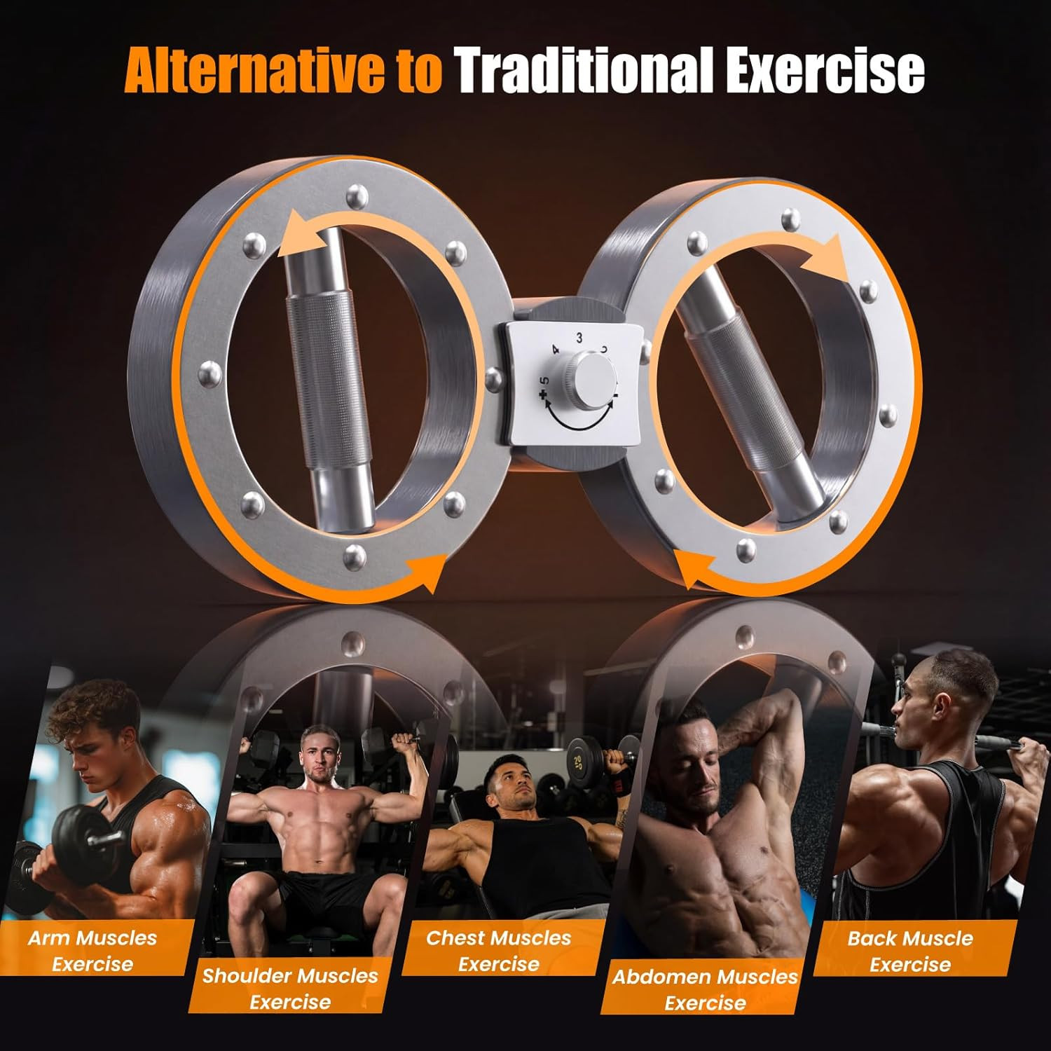 Rotating Burn Machine 12LB - 360° Adjustable Resistance Forearm Trainer