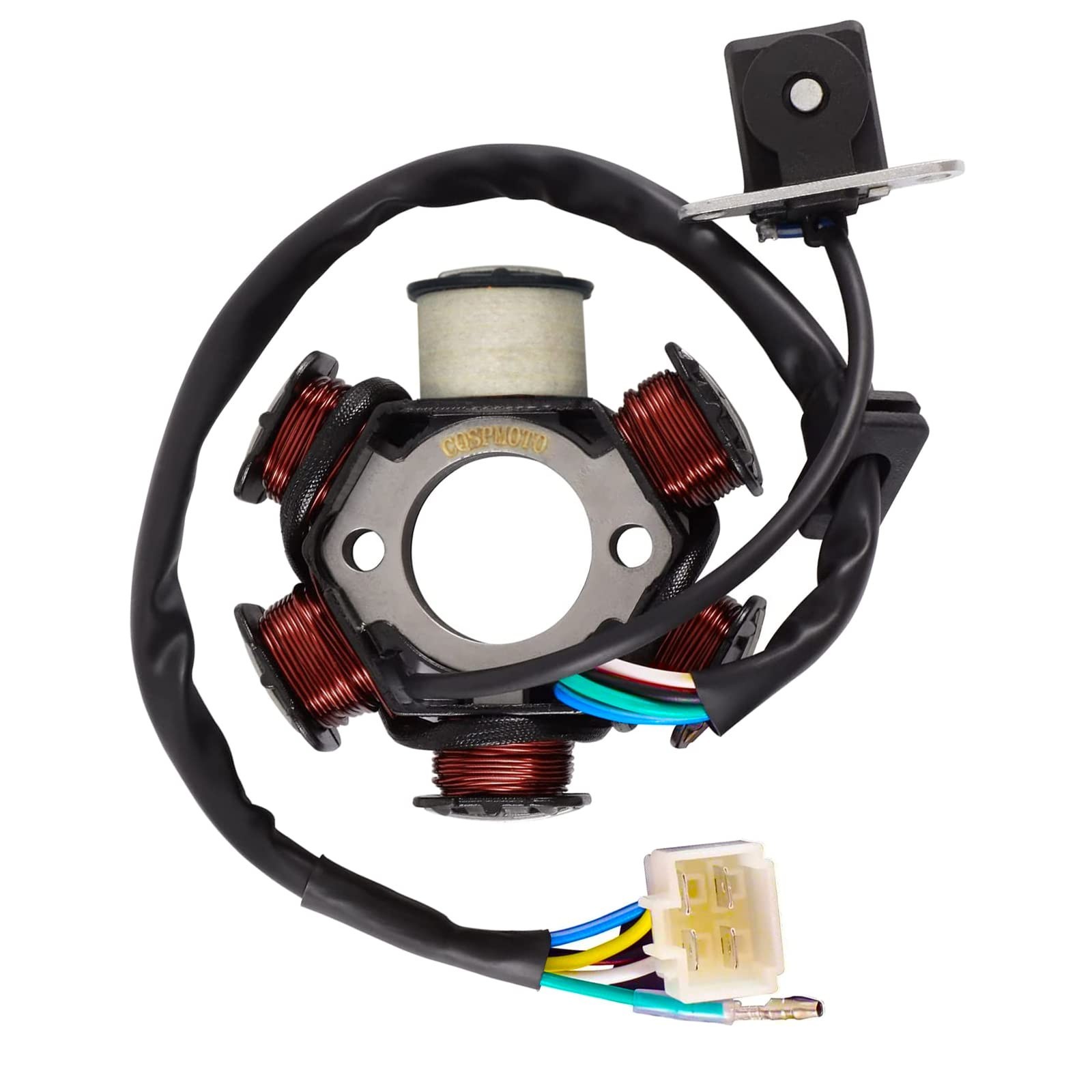 Magneto Stator 5 Wire AC 6 Pole Replacement for 50cc 100cc 125cc 150cc Engine...