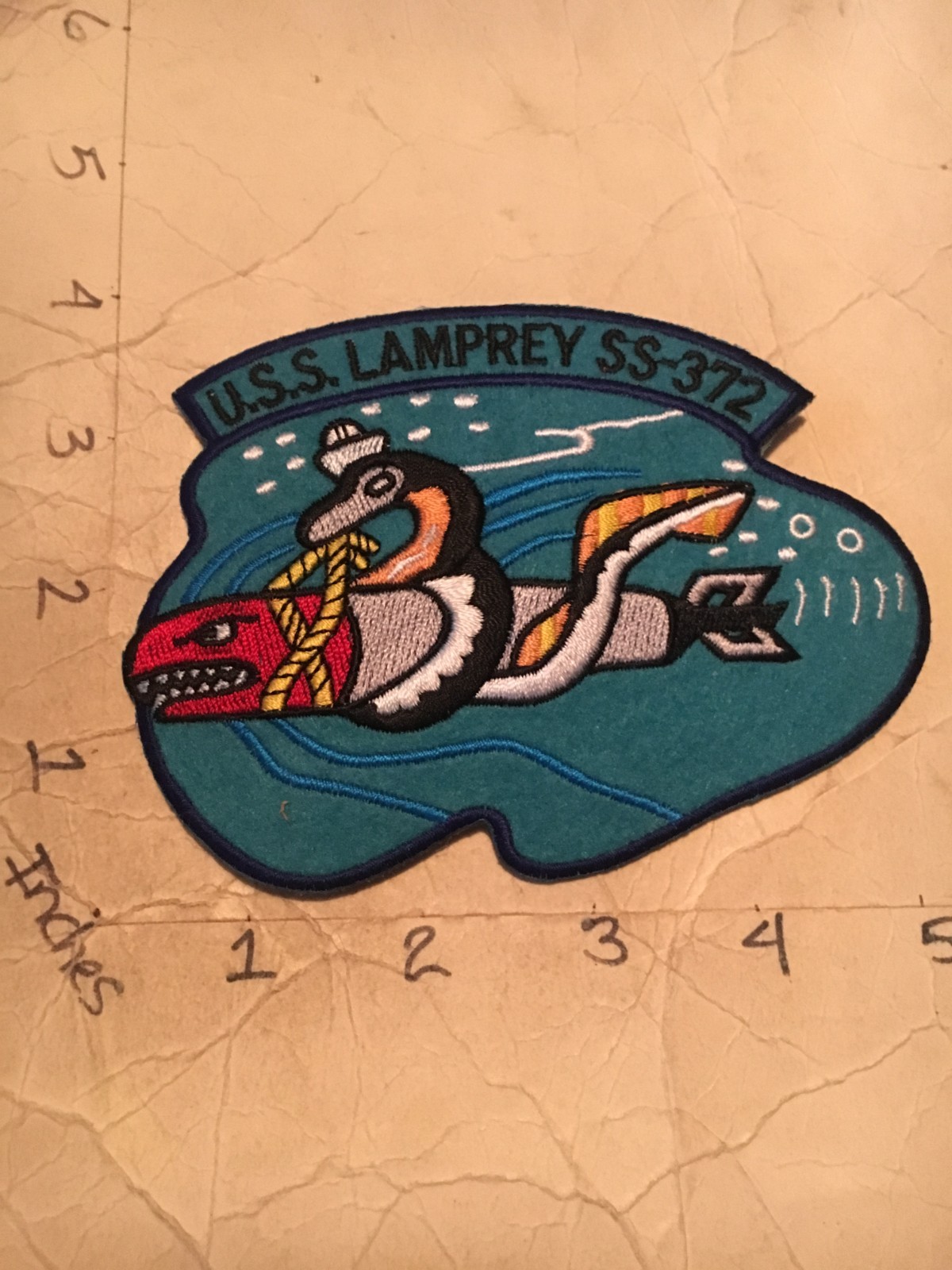 US NAVY USS Lamprey SS-372 Submarine Patch 8/1/25