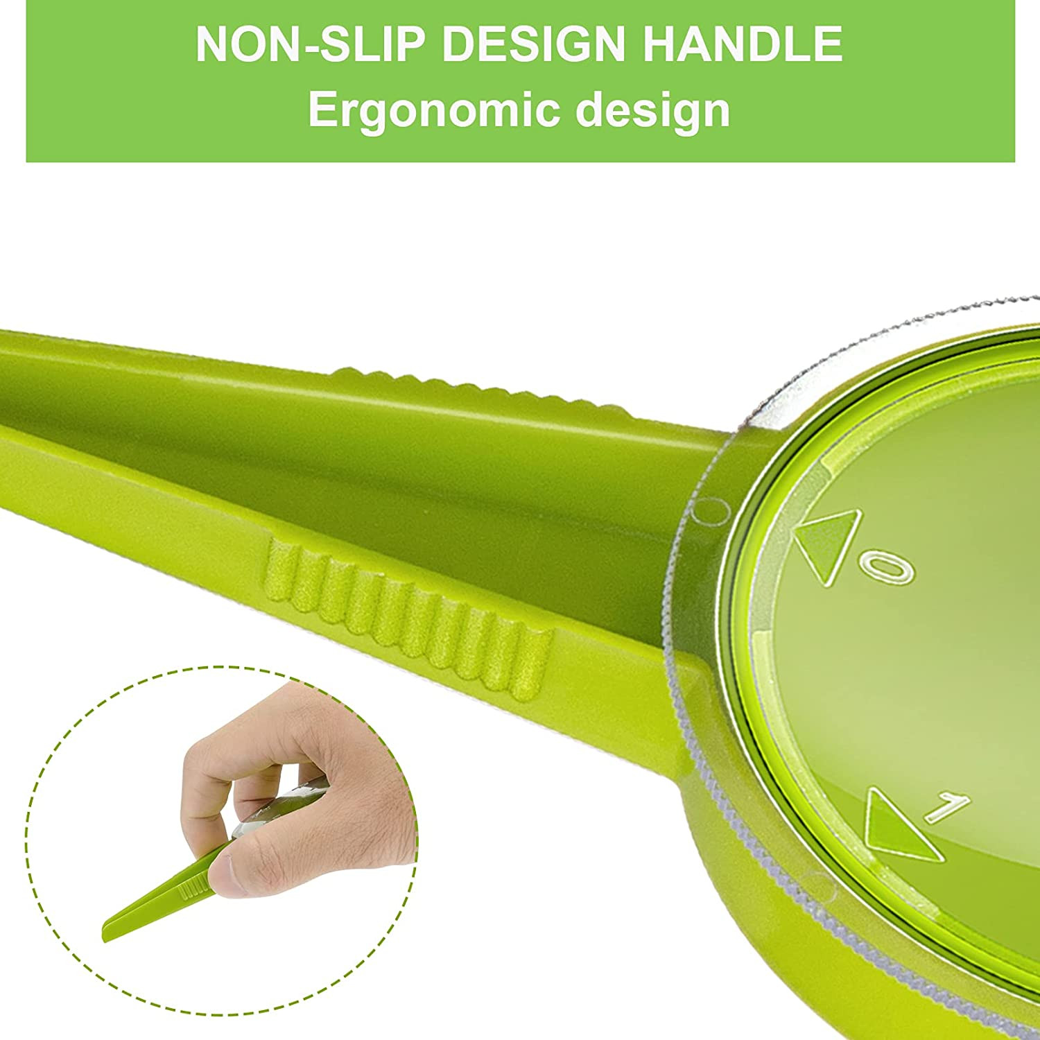Sowing Seed Dispenser Hand Tool 6 Pack Handheld 6 PCS Light Green
