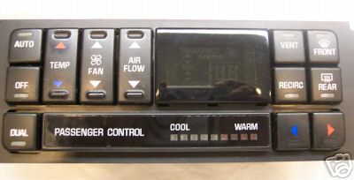 97 98 99 01 BUICK REGAL DIGITAL CLIMATE CONTROL REPAIR SERVICE TO YOUR UNIT
