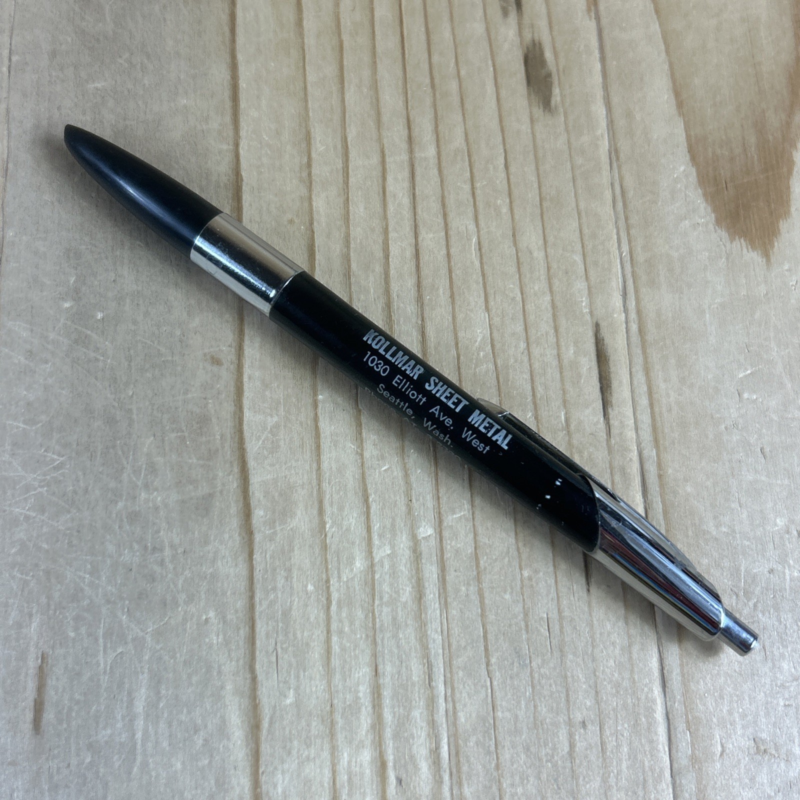 Kollmar Sheet Metal Vintage Pen Seattle Washington