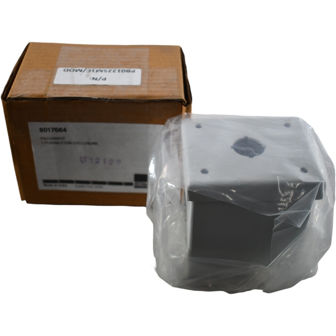 NEW Rittal PB01225M1C 8017664 Carbon Steel 1-Hole Miniature Pushbutton Enclosure