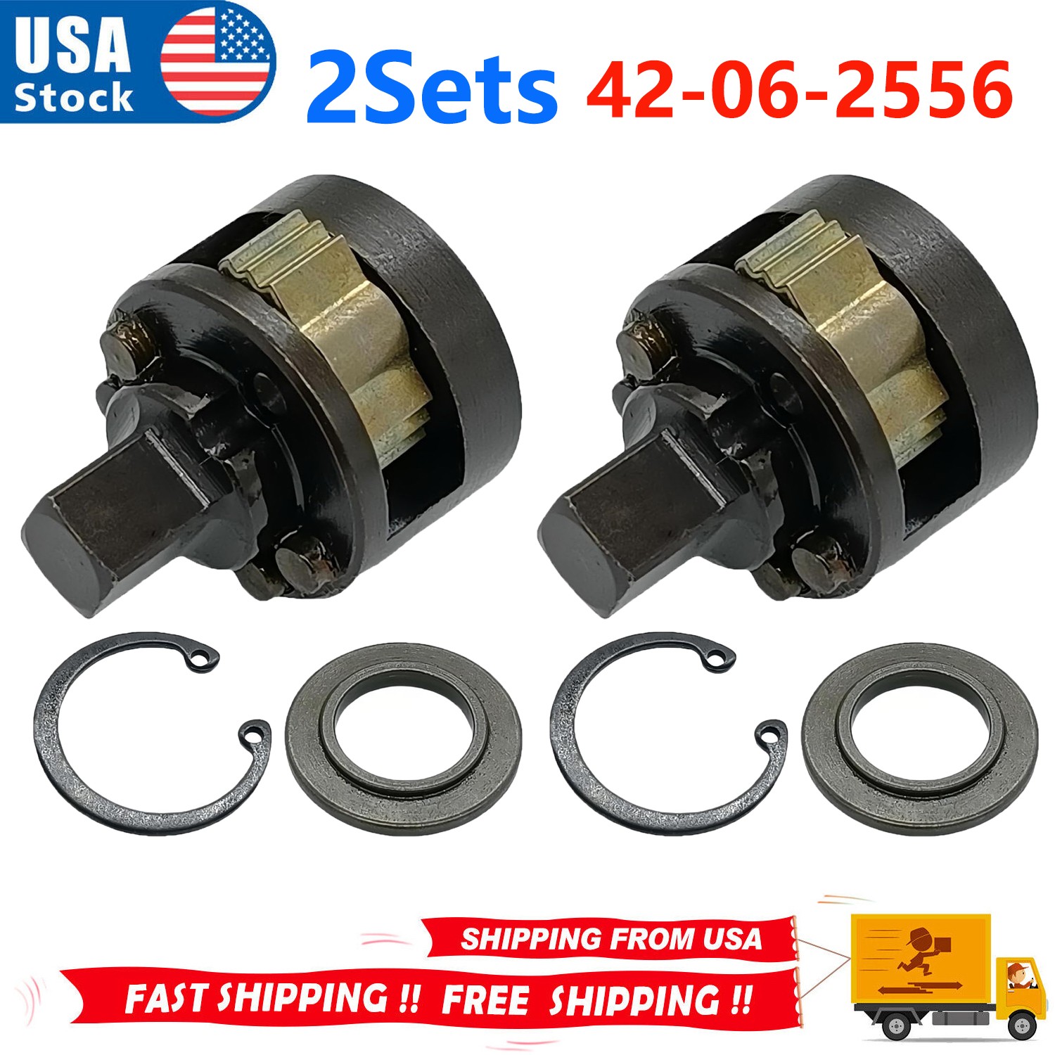 2PCS For Milwaukee 42-06-2556 1/4" M12 Fuel Ratchet Head Anvil Service 2556-20