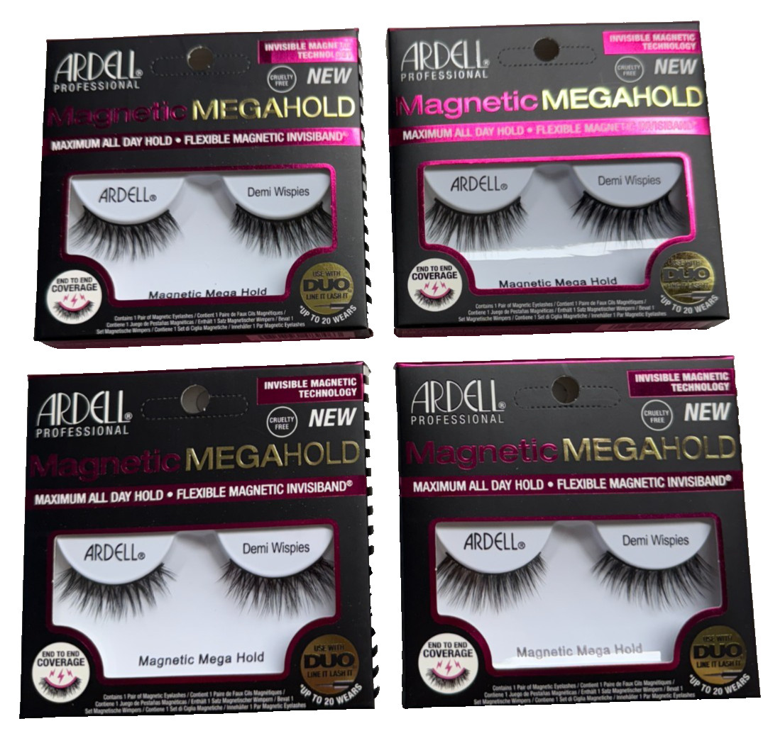 ARDELL Professional Magnetic Megahold Lash DEMI WISPIES PACK OF 4