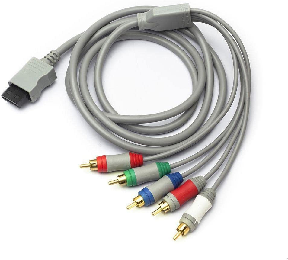 Component HD AV Cable to HDTV-EDTV (High Definition 480P) Compatible with Ninten