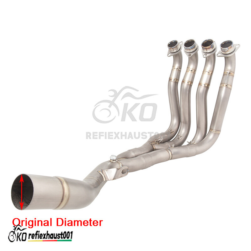 For Suzuki GSXR1000 2017-2023 Motorcycle Exhaust Front Link Pipe Titanium Alloy
