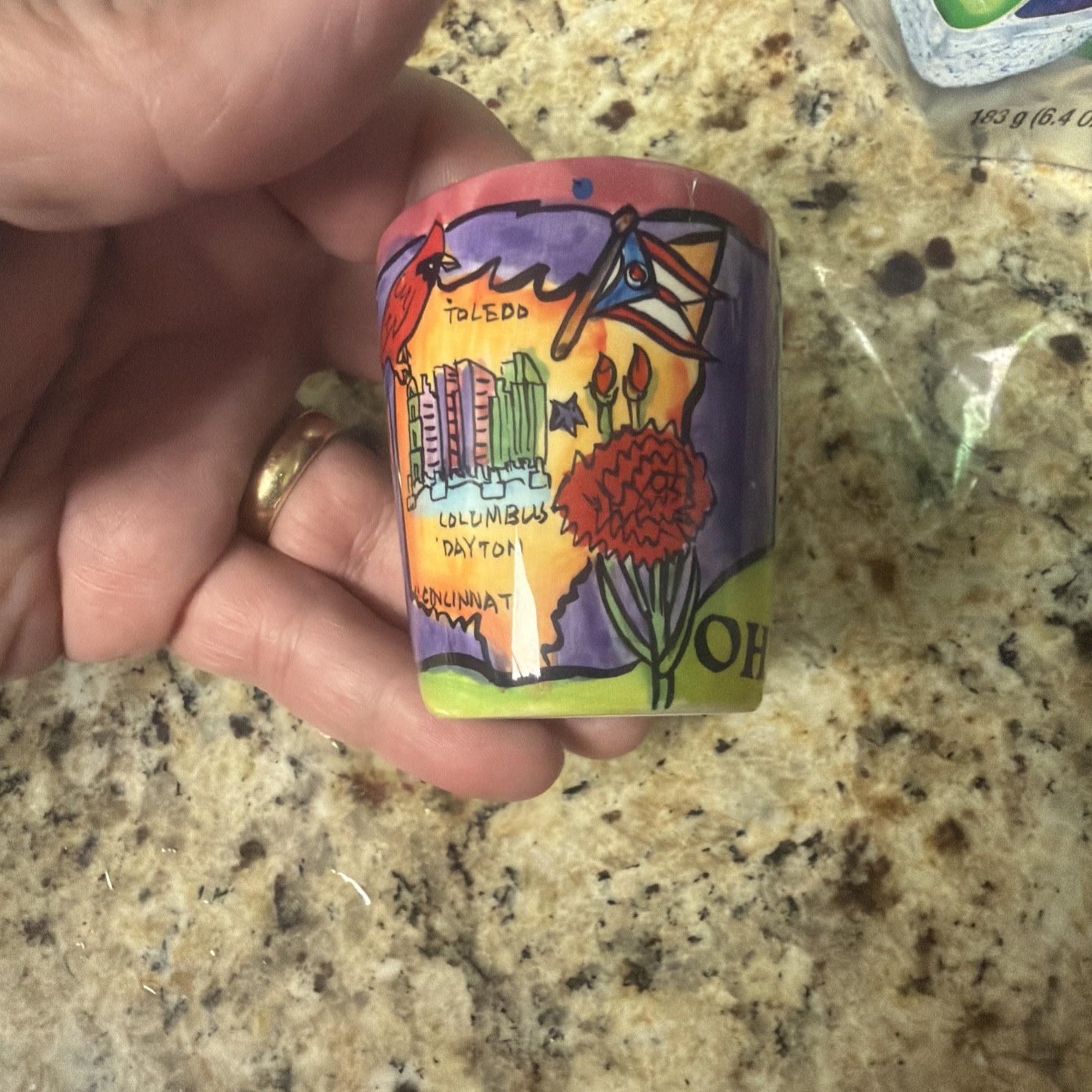 OHIO Souvenir Shot Glass