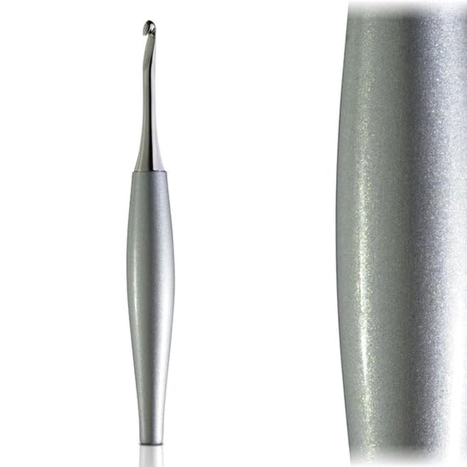 Furls Crochet Hook, Odyssey Silver, Nickel Plated Tip for Effortless Glide, E...