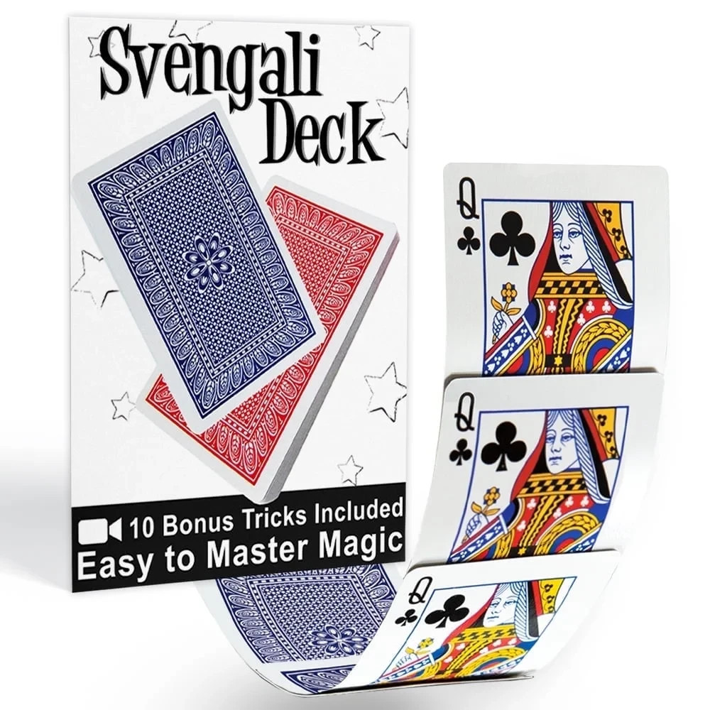 Magic Makers Svengali Deck Easy Magic Card Trick Kit Assorted Red or Blue Back