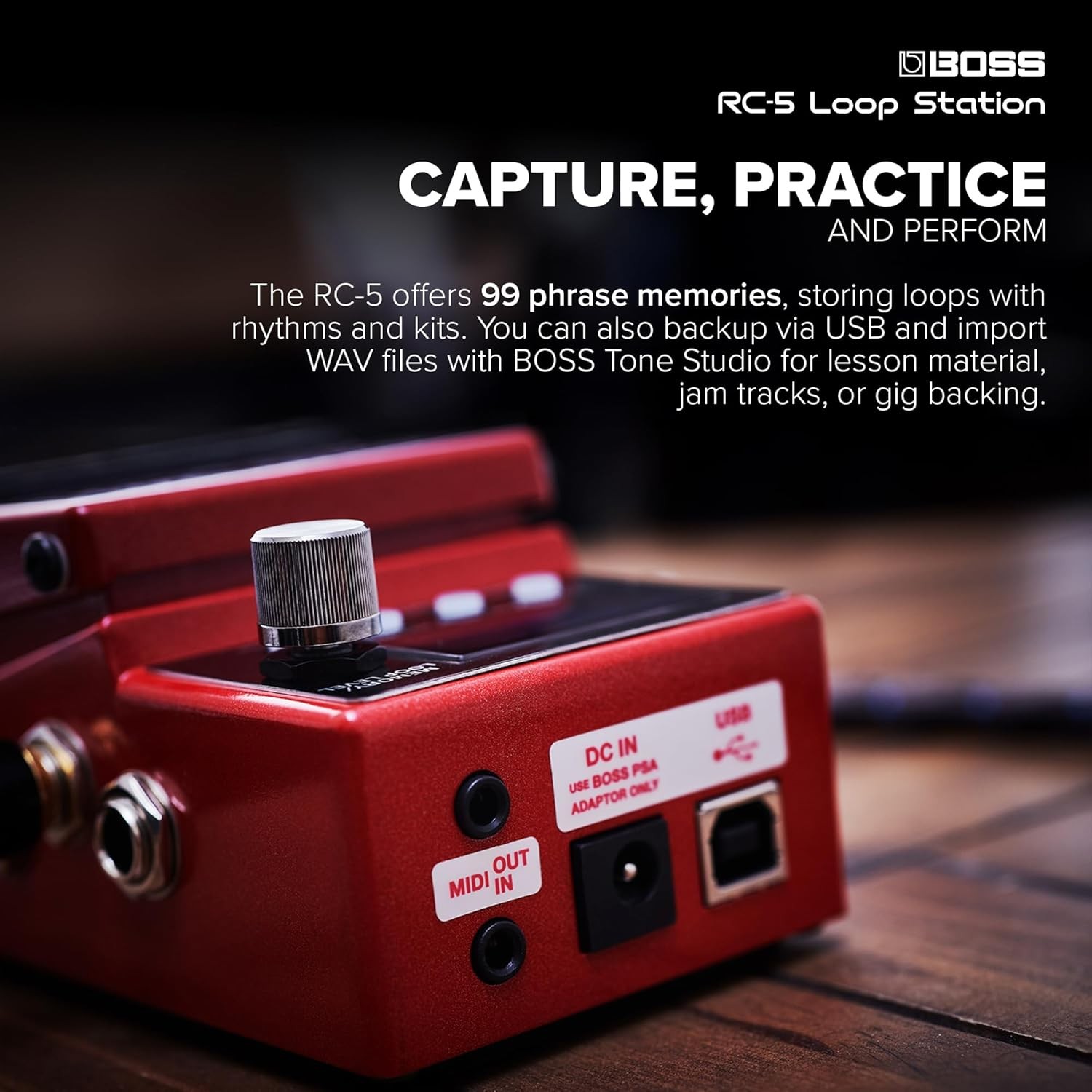 BOSS Guitar Looper Effects Pedal (RC-5)