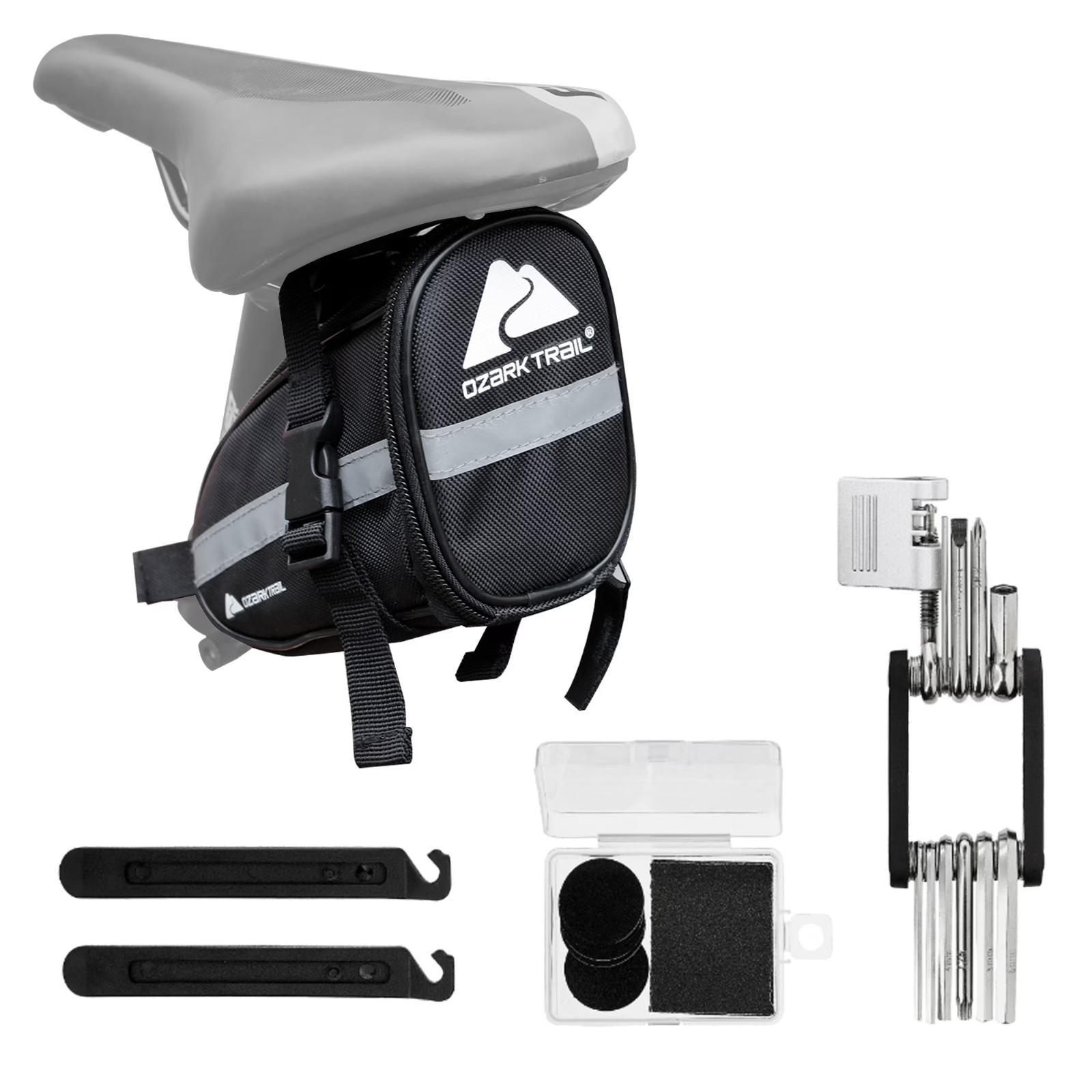 Ozark Trail, Bike Repair Kit with Seat Bag, 0.83 lb