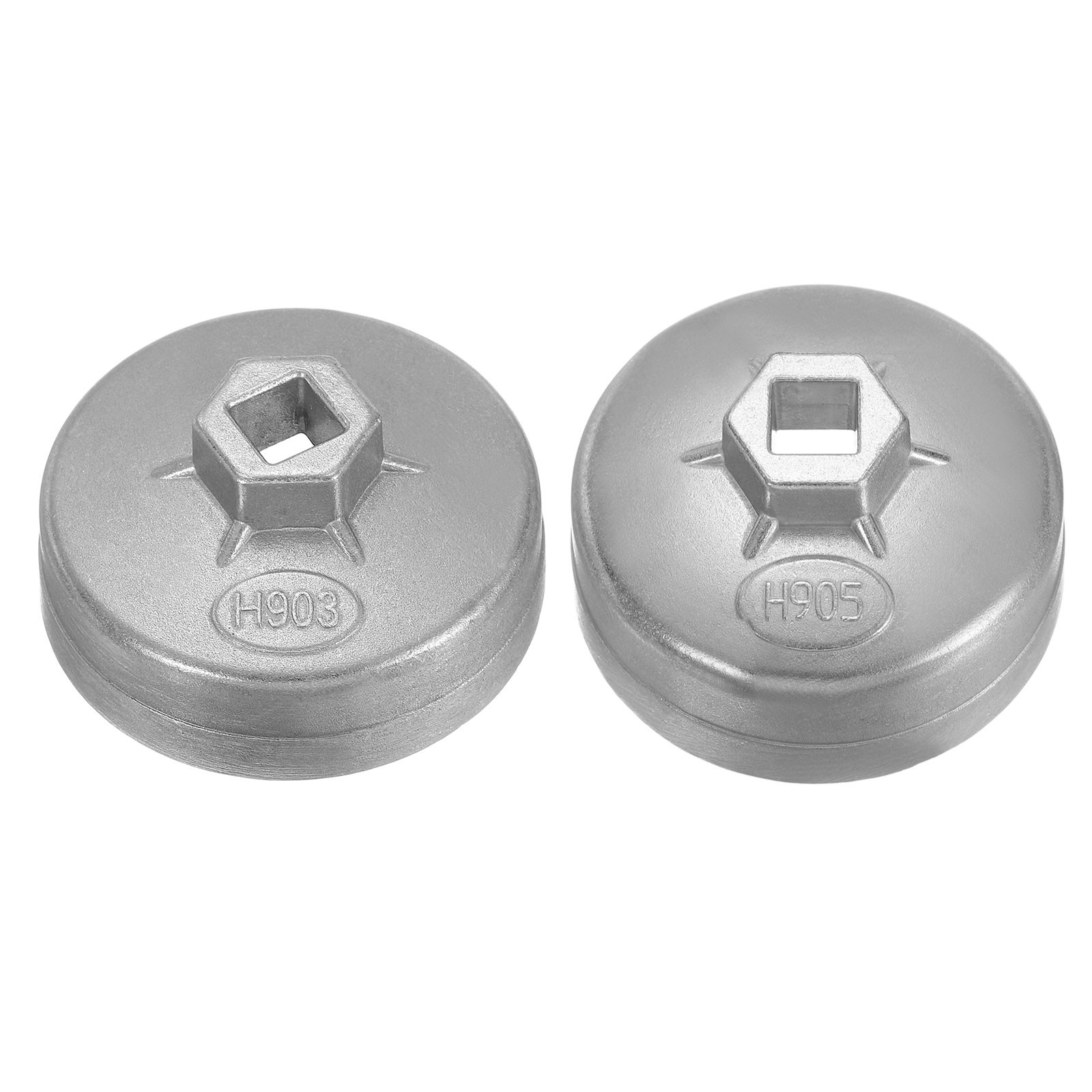 2pcs Oil Filter Cap Wrench 14 Flute 74 mm ID 1/2" Oil Filter Socket Tool