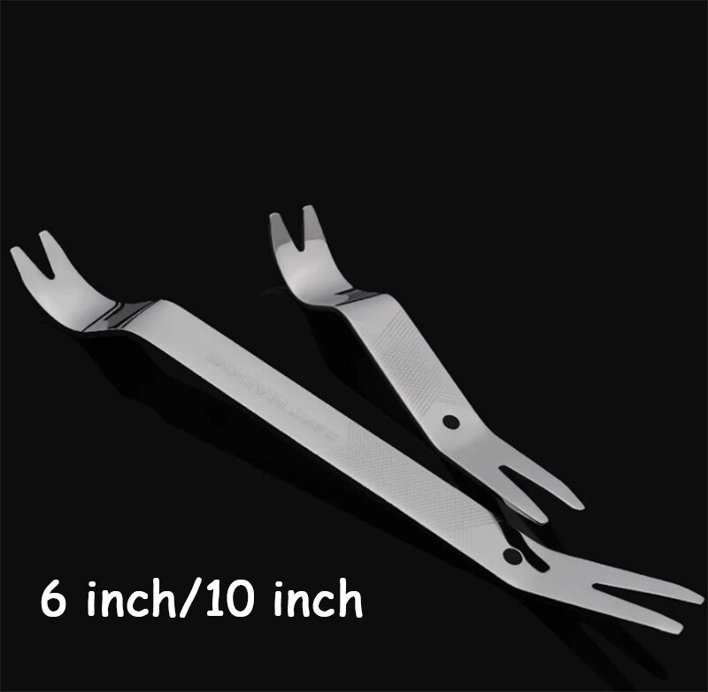 Car Trim Removal Tool Panel Door Pry Dash Interior Clip Stainless Steels 6" 10"