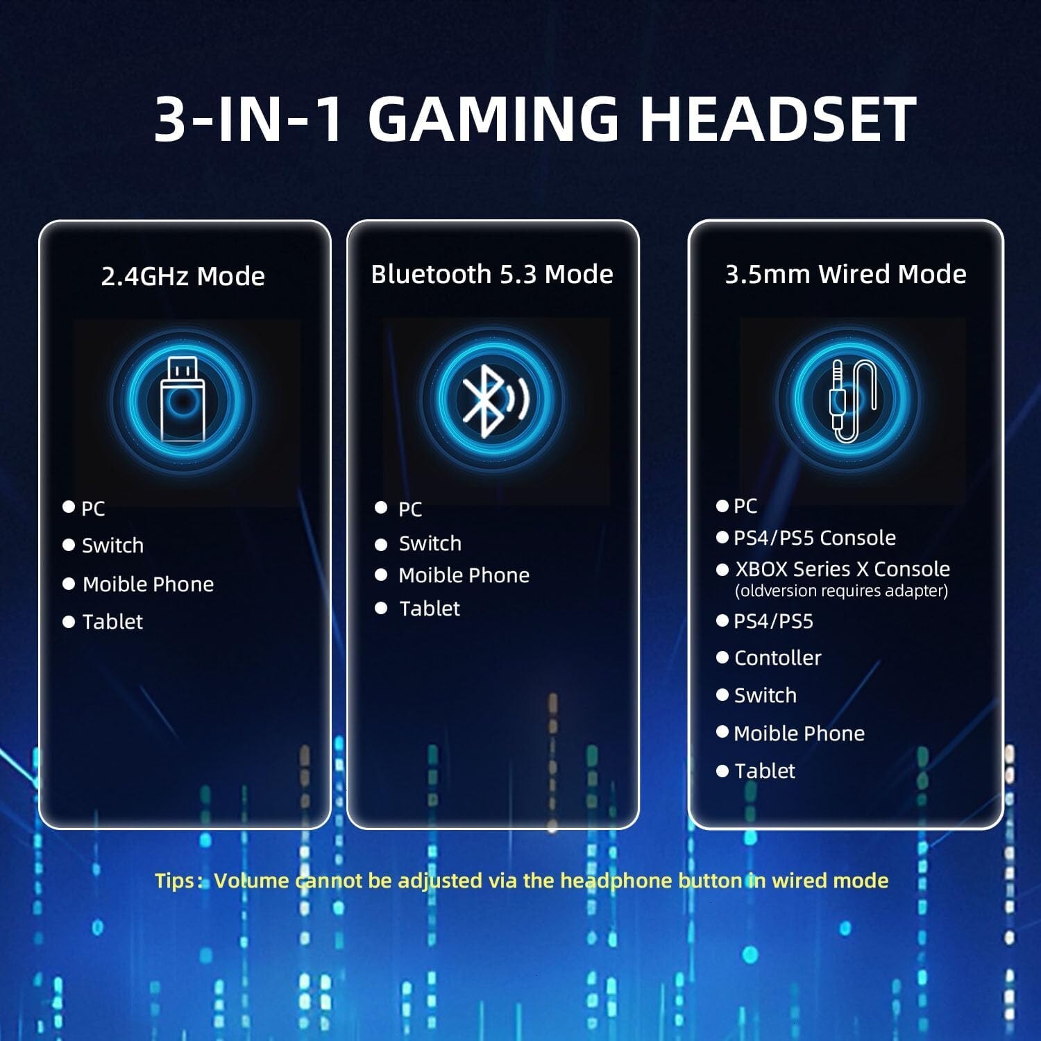 ATTACK SHARK L80PRO Wireless Gaming Headset, 20ms Low Latency, Dual Mics