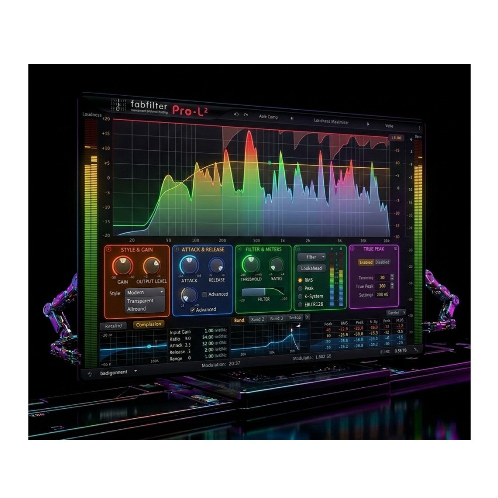 FabFilter Pro-L 2 Limiter Plugin with True Peak and Loudness Metering