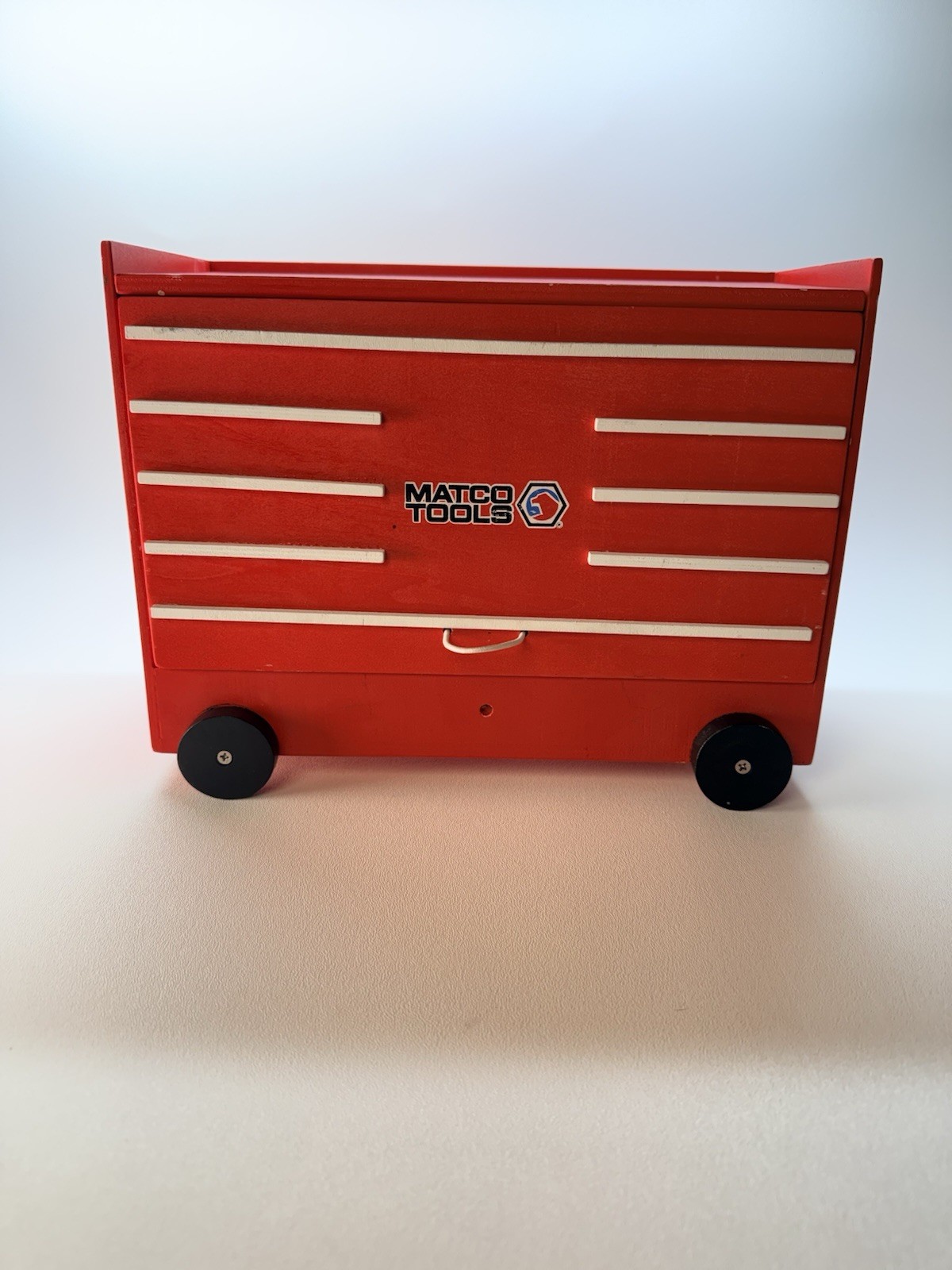Matco Tool 12” X 9” X 6" Wood Toy Box ONLY, NO CD’s Included NO Tie down Button