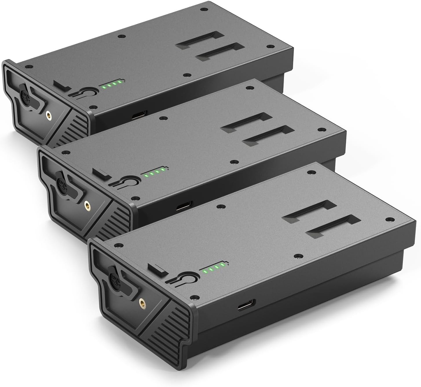 3 Pack Browning Reveal Lipo Lithium Battery w/ Solar Charger for Ultra/X/Pro/XB