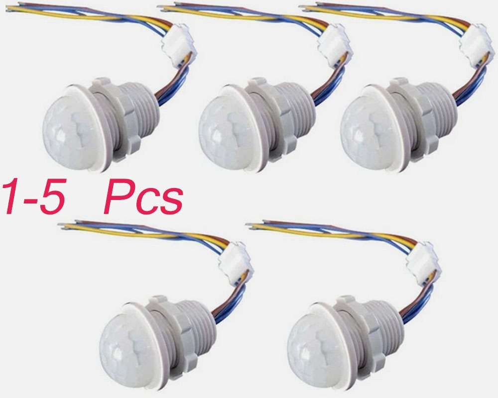 1-5 PIR Infrared Motion Sensor Detector 110V Smart Switch Light Lamp Switch Auto