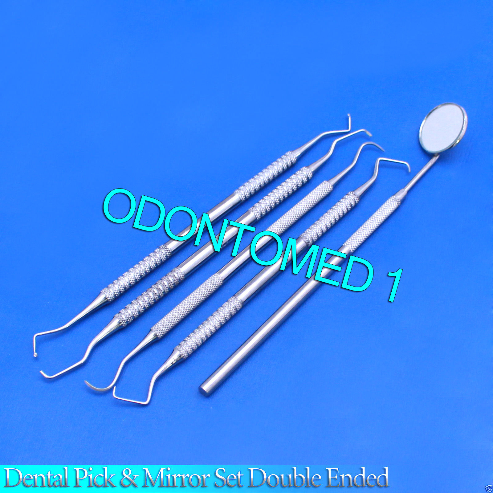 1 Set Dental Pick & Mirror Tool Sculpture Instrument Oral Tooth Teeth-Pr-539