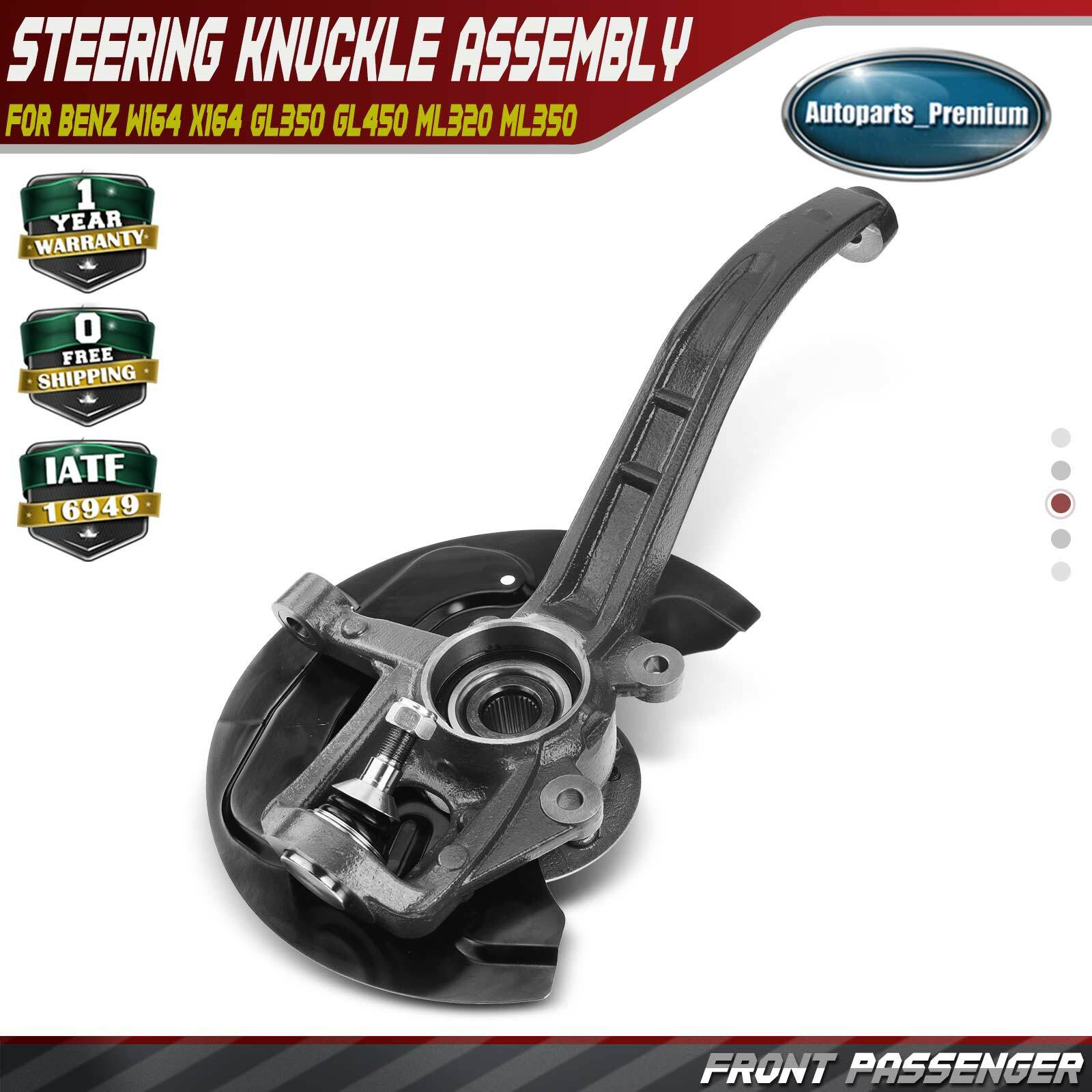 Front Right Steering Knuckle for Mercedes-Benz W164 ML320 ML350 X164 GL350 GL450