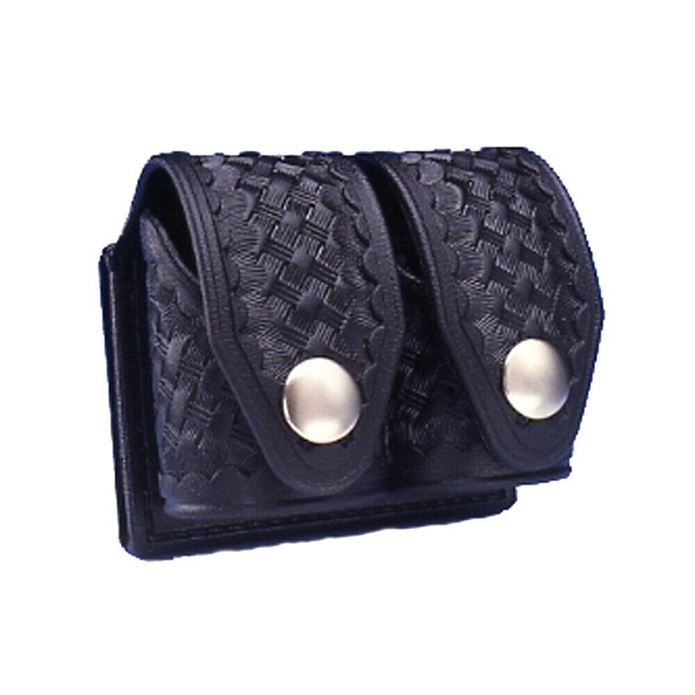 HKS Speedloader Case Large, Basketweave Black 203-BLB