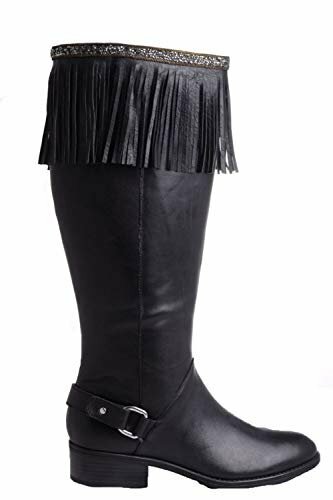 Kamberley Mesh Rhinestone Leather Boot Toppers