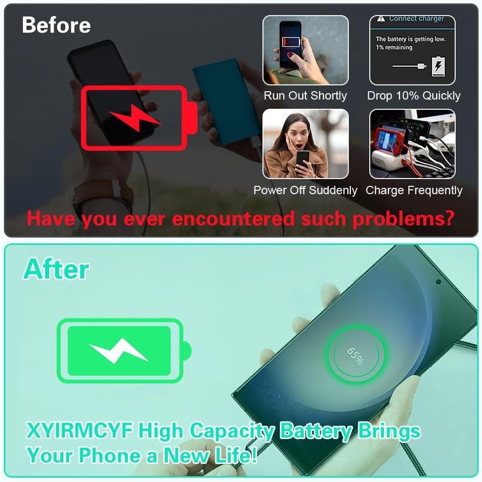 Upgrade Your Galaxy S6 with 9000mAh Battery - Safe, Certified, Long-lasting
