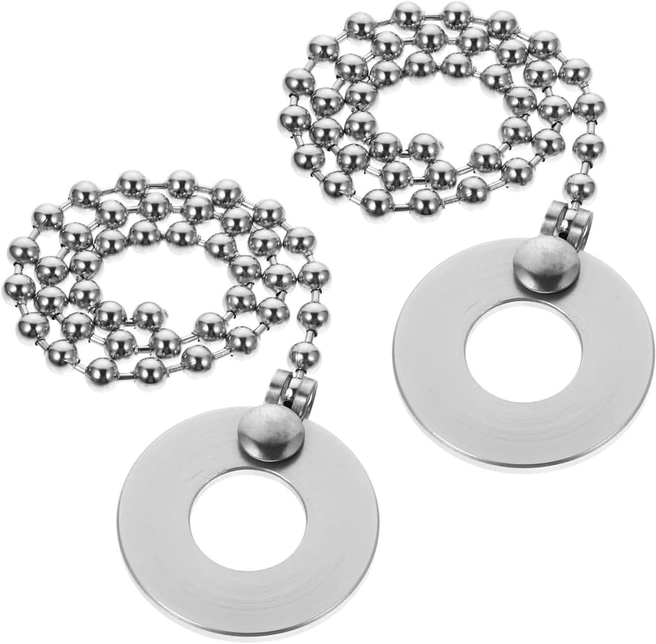 2Pack Drum Set Cymbal Chain for Rides, Crashes, Chinas, and Effect Cymbals 11.5