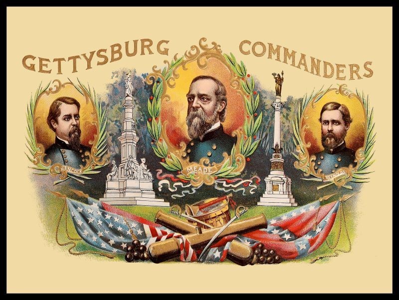 Civil War Union Army Gettysburg Commanders NEW Metal Sign: 9x12" Ships Free