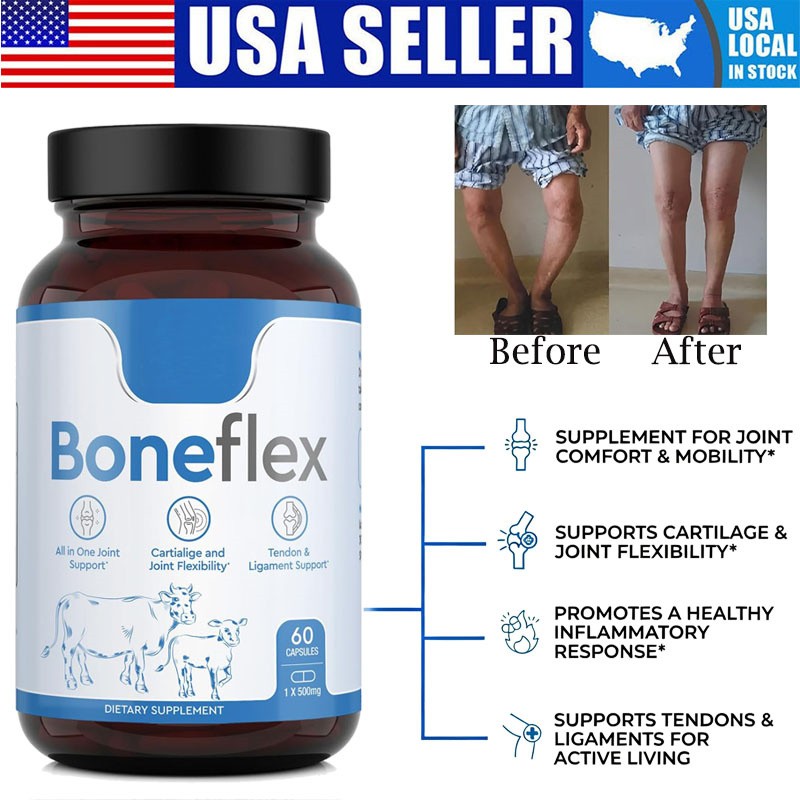 Boneflex Capsules Premium Joint Support Supplement for Knee & Cartilage Health