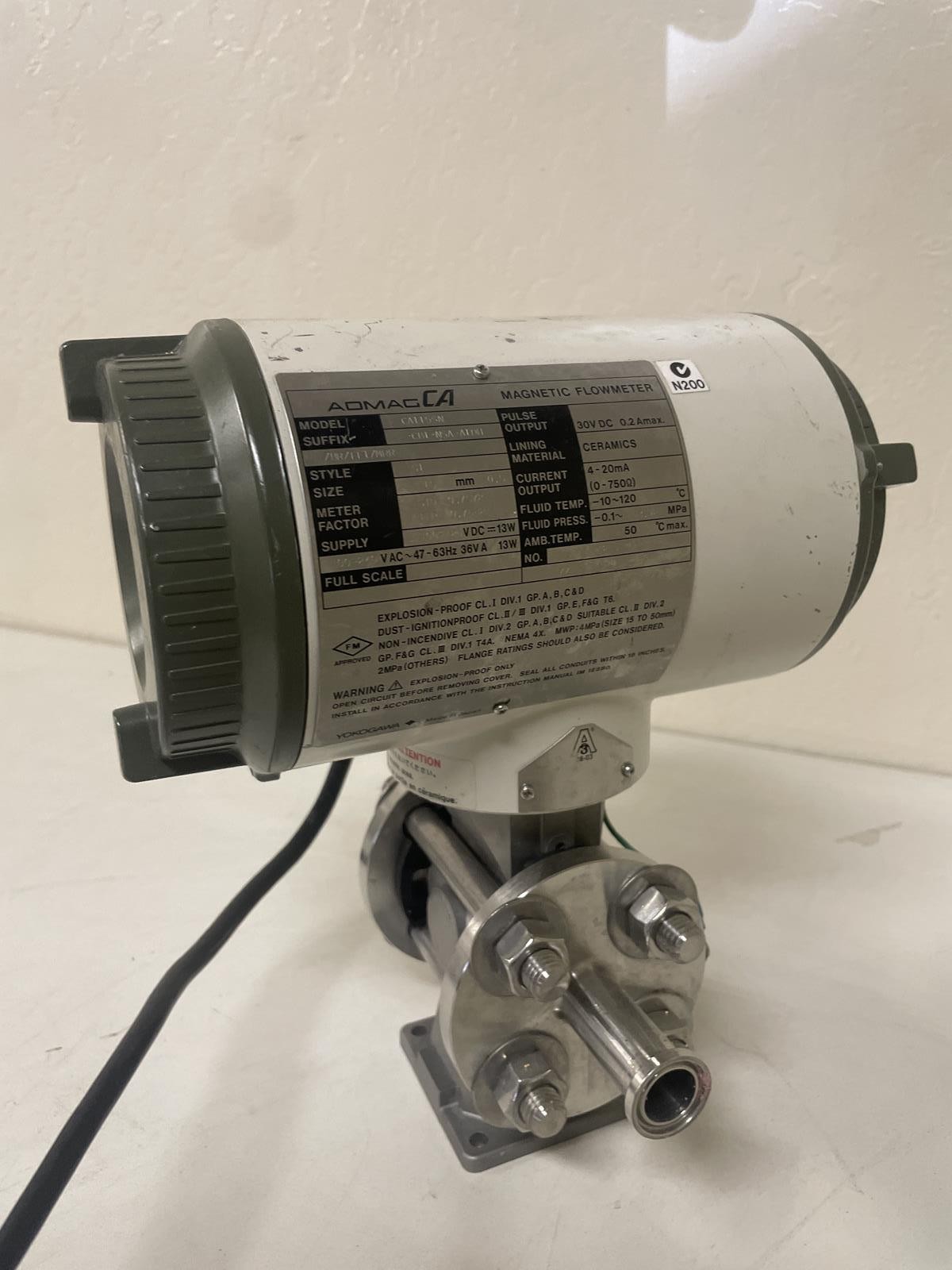 ADMAG CA CA115SN MAGNETIC FLOWMETER