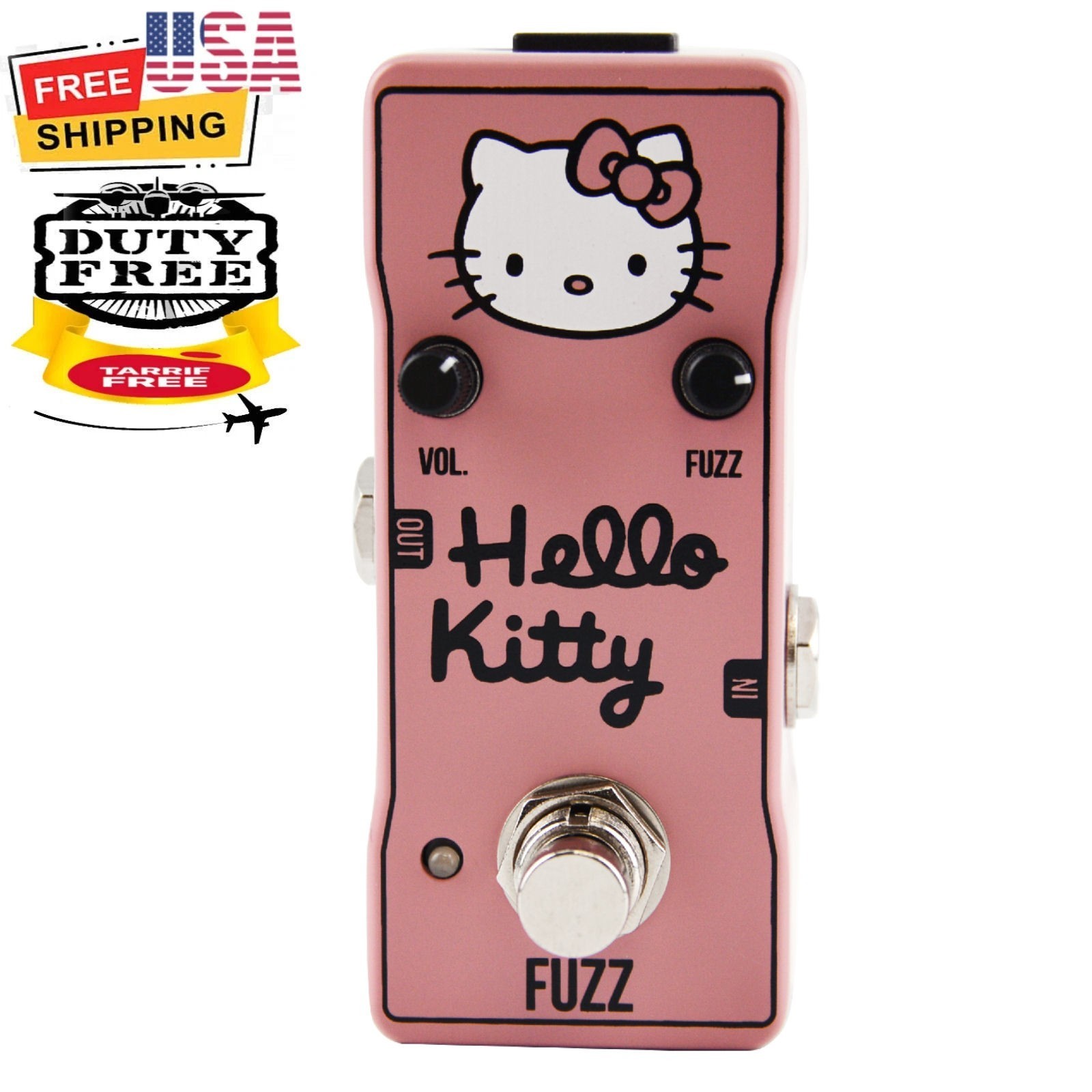 Circle Of Tone FUZZ 4 Guitar/Bass Kitty Series FX Pedal VOL/FUZZ Versatile Tone